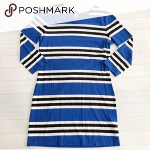French Connection Knit Blue Striped DressSize 10